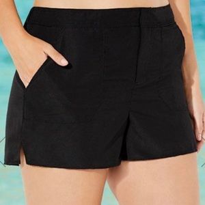 NWT swimsuits for all black cargo shorts size 8